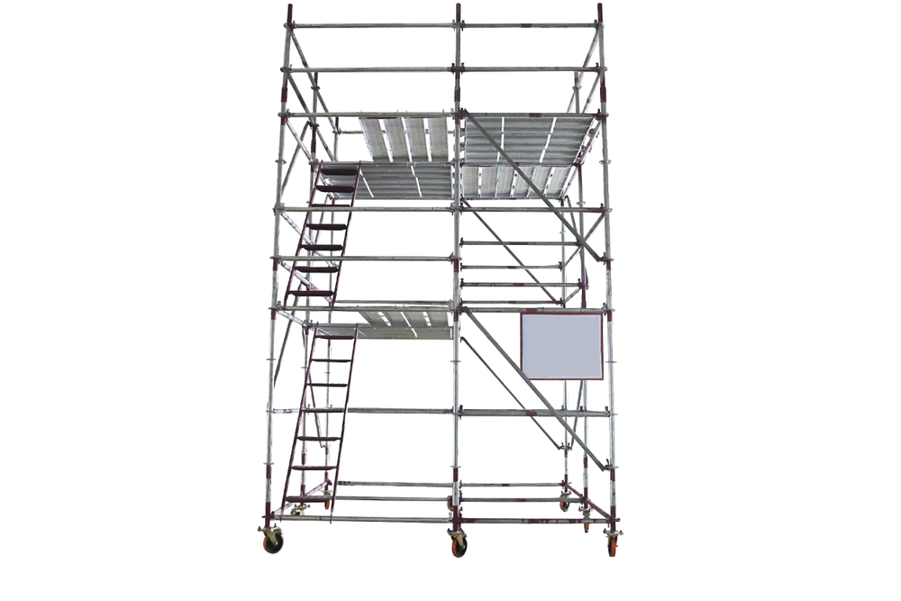 How to Erect Stairwell Alloy Towers